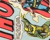 Loki and Thor - Vintage Comic Art - Small Hardcover Notebook - Mythology - Norse Gods - Avengers - The Trickster Loki - For Him - For Her