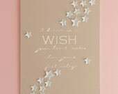 Nursery Decor-Nursery Wall Art- A Dream Is A Wish