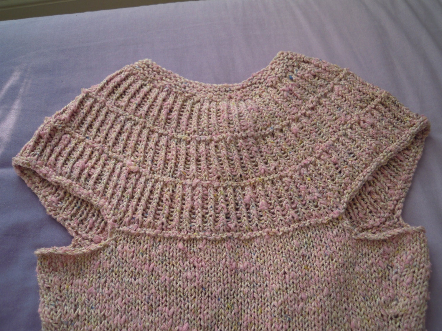 Shalom Cardigan - Natural Silk Aran
