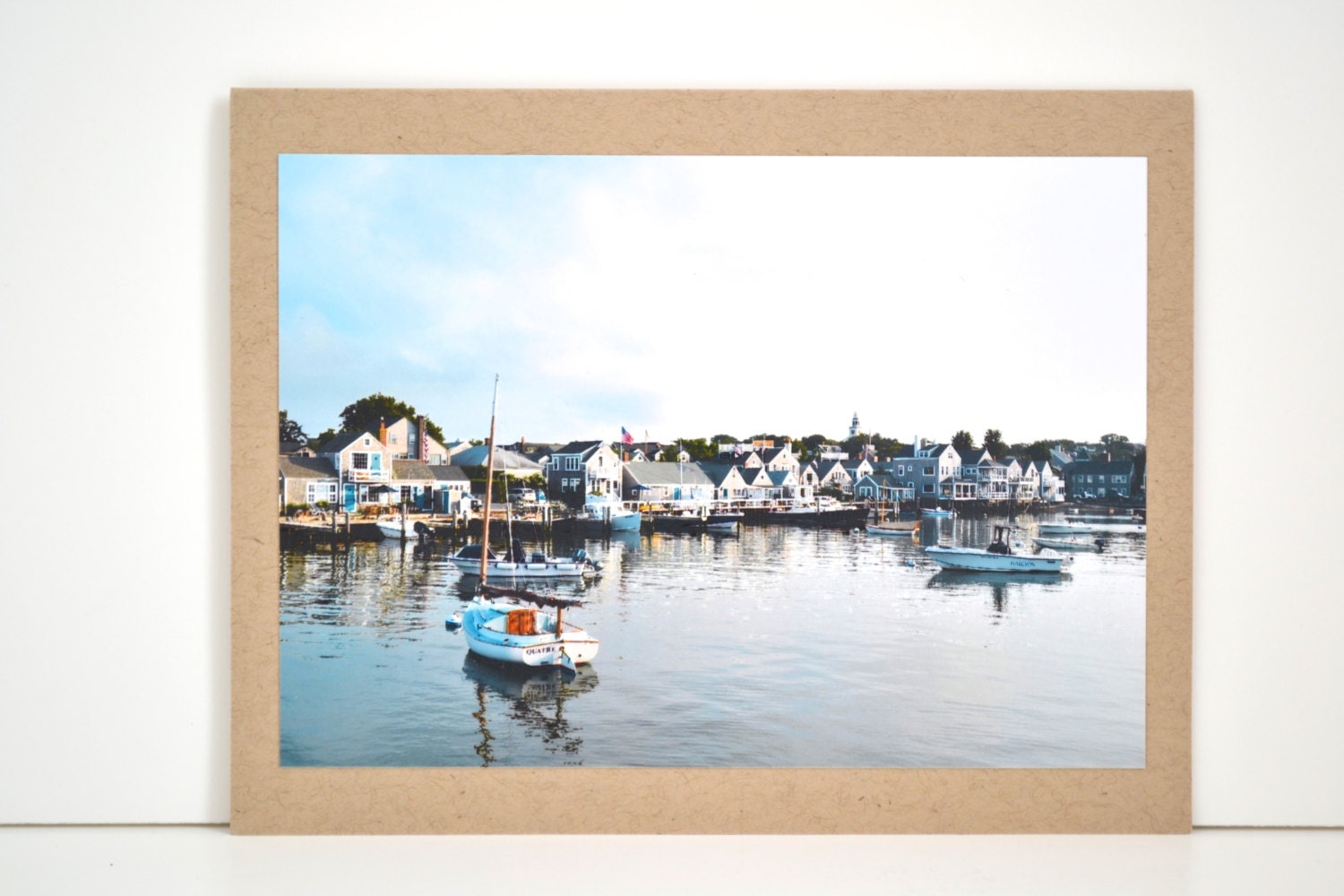 Nantucket Photo Card, "Nantucket Harbor"