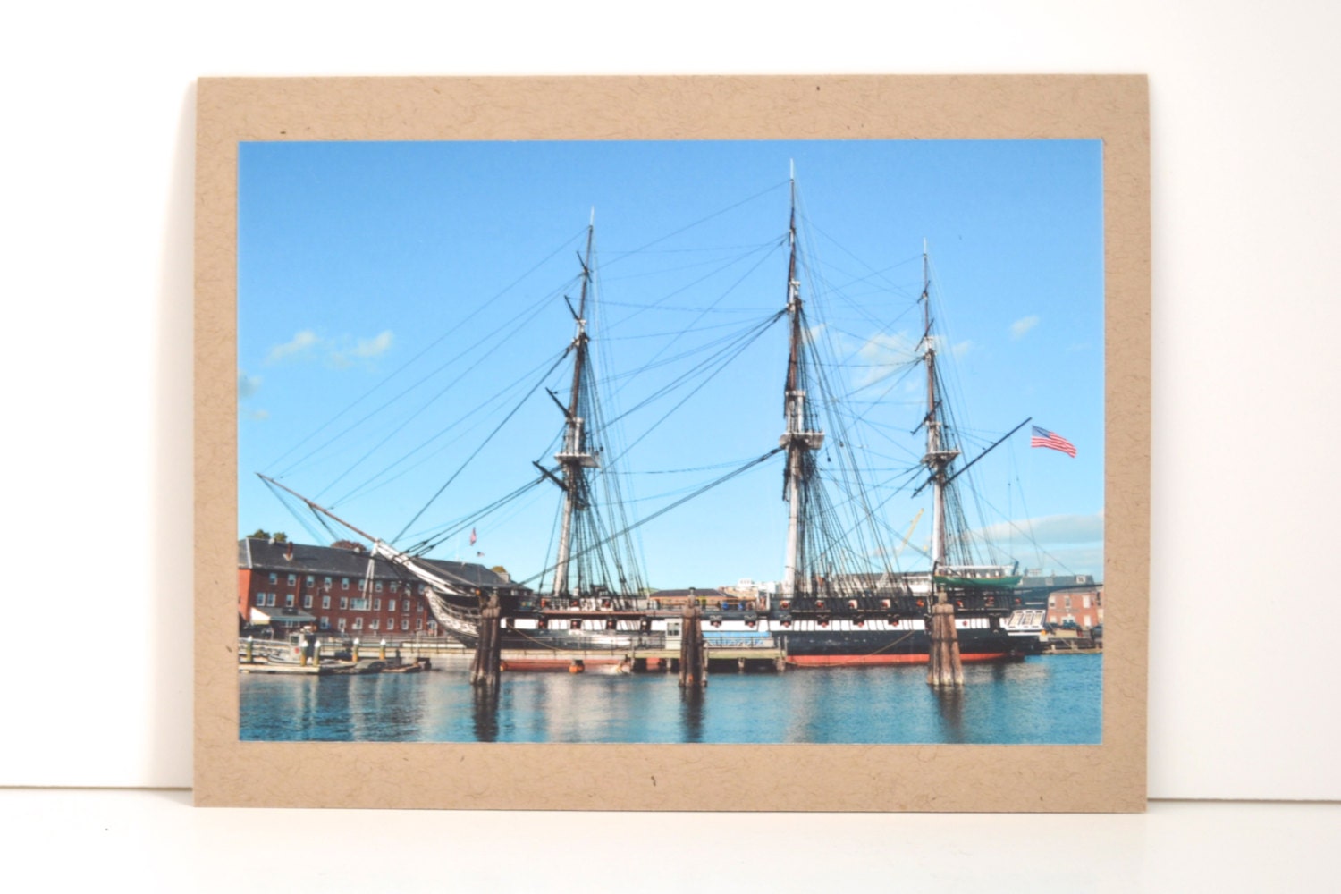 Boston Photo Card, "USS Constitution"