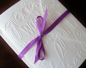 Set of 8, Thank You Cards, Blank Cards, Embossed Cards, Notecards, Mercy,  Gracias, Stationery, Paper Goods, Handmade Cards