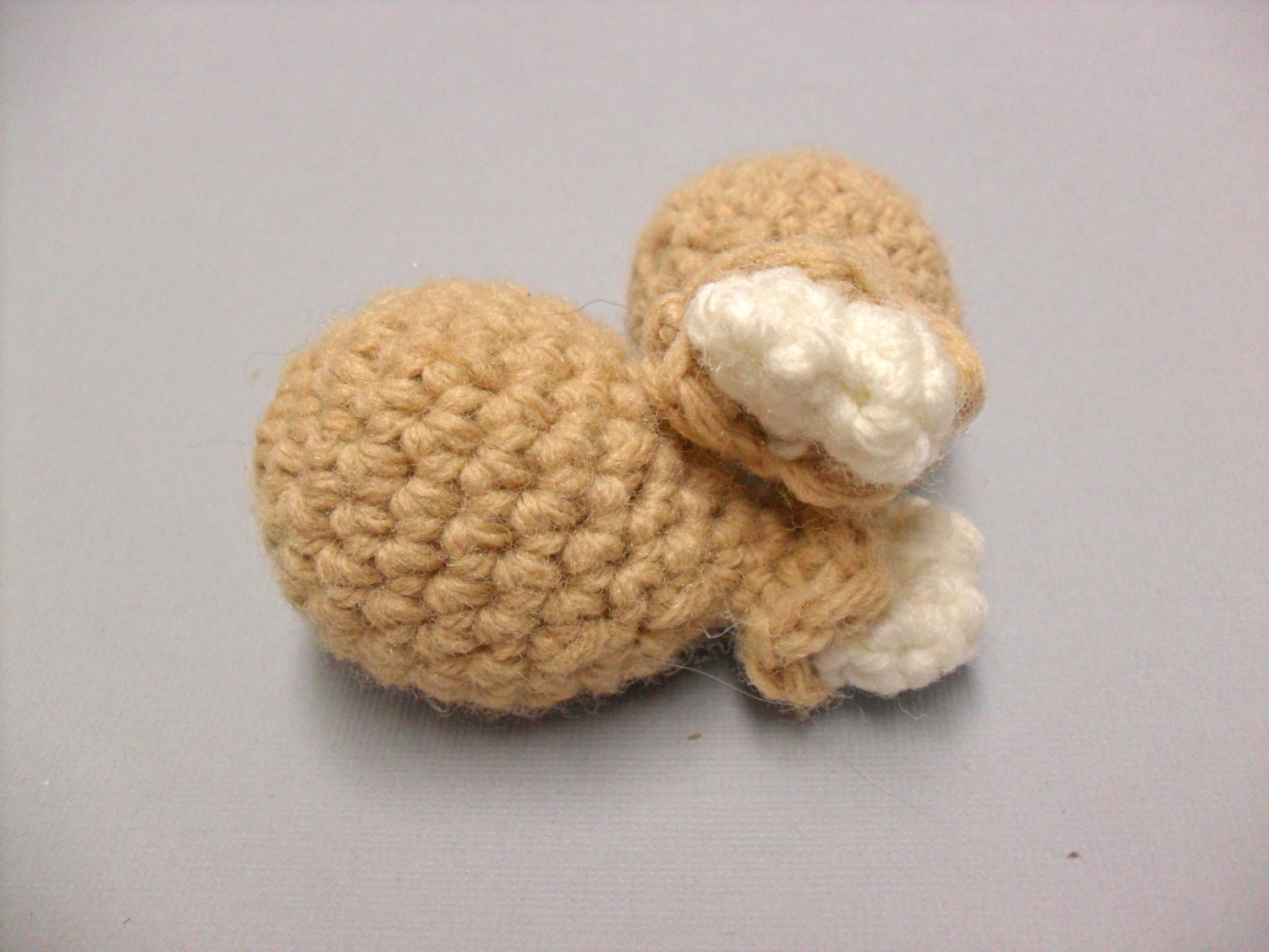 Crochet Plush Food Turkey Leg Crochet Catnip Toys, Weird Cat Toys, Amigurumi food - set of 2