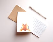 Spring Ideas Notebook - summer gift guide, handmade paper goods, eco friendly, lined, bunny print, cute journal, stationery, note book