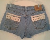 Womens Denim Shorts US Size 3 JUNIORS