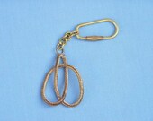 Cool Keyrings 5" Solid Brass Band Knot Keychains / Nautical Key Rings and Key Chains / Keyring / Keychain / Key ring chain