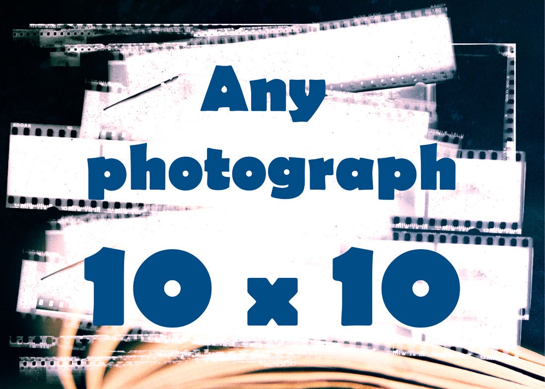 Any photograph 10 x 10 . Fine art print of Your Choice. Wall art. Home decor 25 x 25 cm