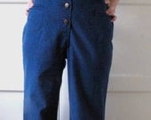 navy  corduroy dungarees jumpsuit
