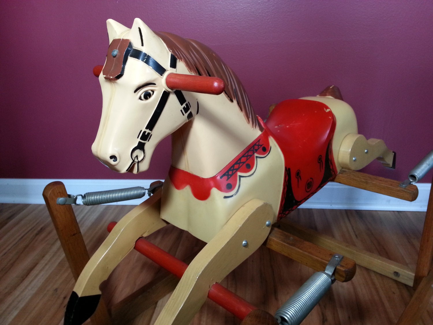 Vintage Rich toys Bouncing-Rocking Horse