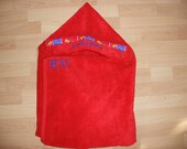 KU Jayhawks Full Size Hooded Bath Towel