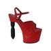 Hand Made 8 inch Diletto Stiletto High Heel shoes with 1.25" diameter Dildo Stiletto Heels and 3 inch platforms for dancing/street use