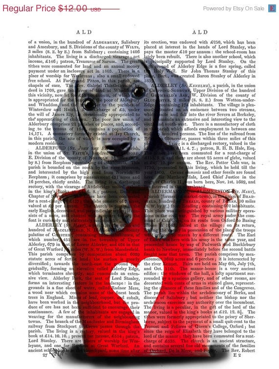 ON SALE Buckets of Love Dachshund Wall Art Art Giclee Print Acrylic Painting Illustration Dog Valentines Gift wall art wall decor Wall Hang