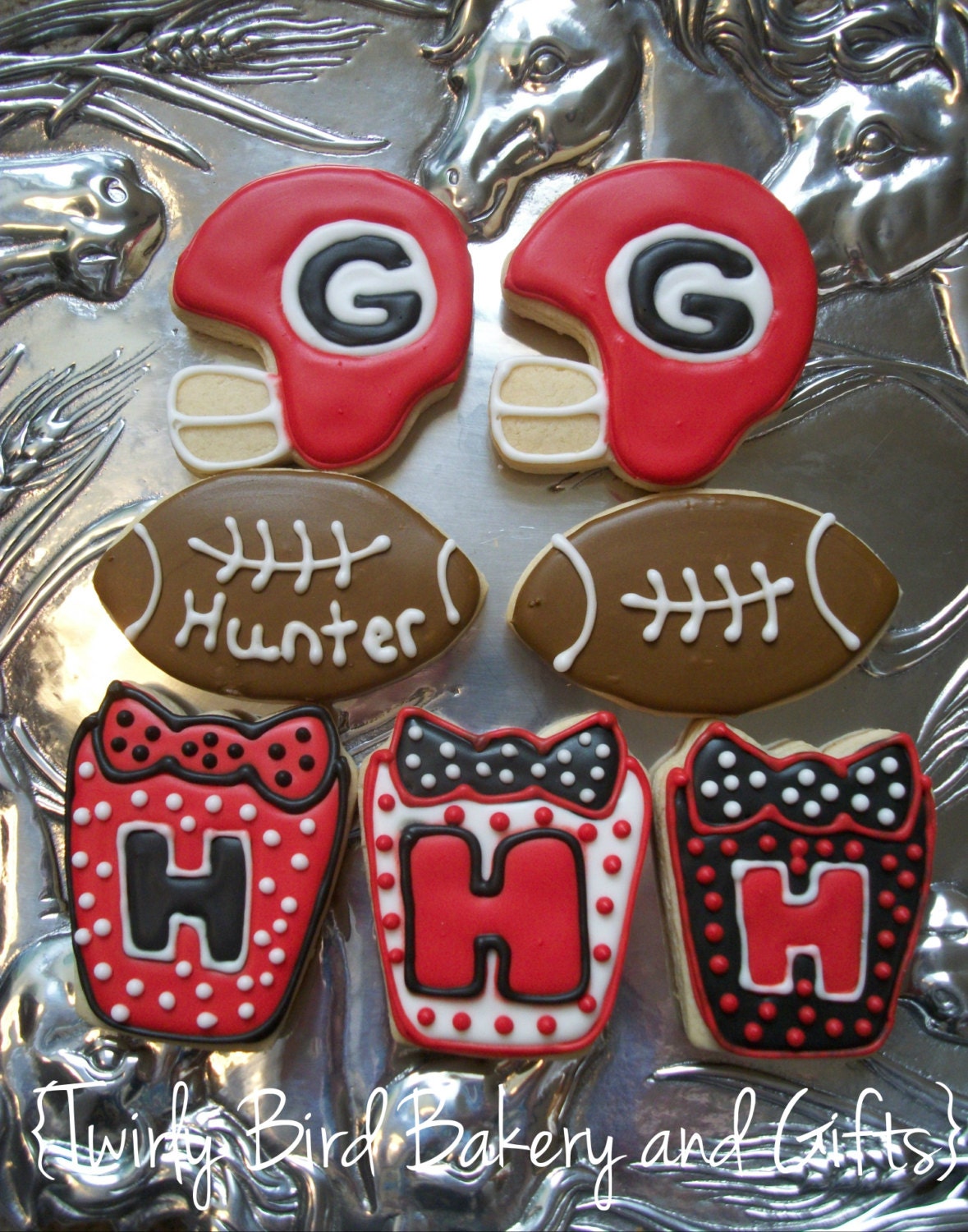 Georgia Bulldog Cookies