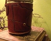 Leather Jar Holder Custom