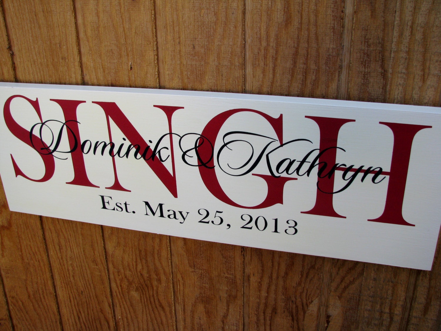 Last Name Sign, Personalized Sign, Family Name Sign, Established Sign. Wedding Gift,Custom Wooden Sign, Handmade Plaque