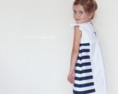 The Papillon Dress PDF pattern and tutorial - sizes 2t - 10 - childrens sewing pattern - Instant download