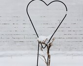 Heart 8x10 photo print - black and white photography shape winter love Valentine's Day 8x10 11x14 art home decor