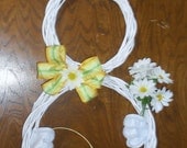 Easter Bunny Holiday Door Wreath Decoration