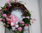 Spring Wreath - Spring Decor - Door Wreath - Bunny - Spring Home Decor