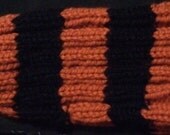 Knitted Unisex Ribbed Winter Hat-Striped
