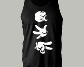 ROCK PAPER SCISSORS - tank top mickey hip hop rap hands