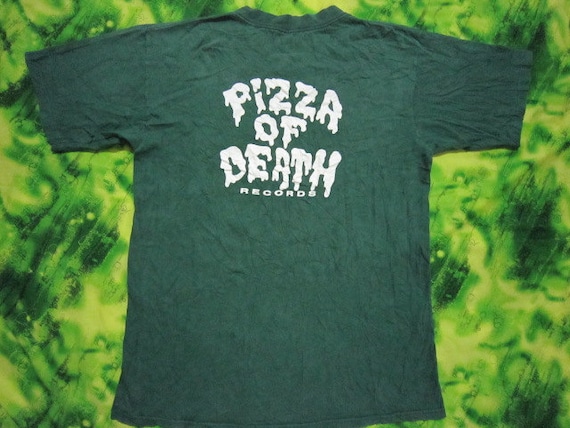 Vtg Pizza of Death Records Hi-Standard NOFX T Shirt Original