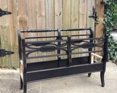 Shabby Chic vintage twin bed