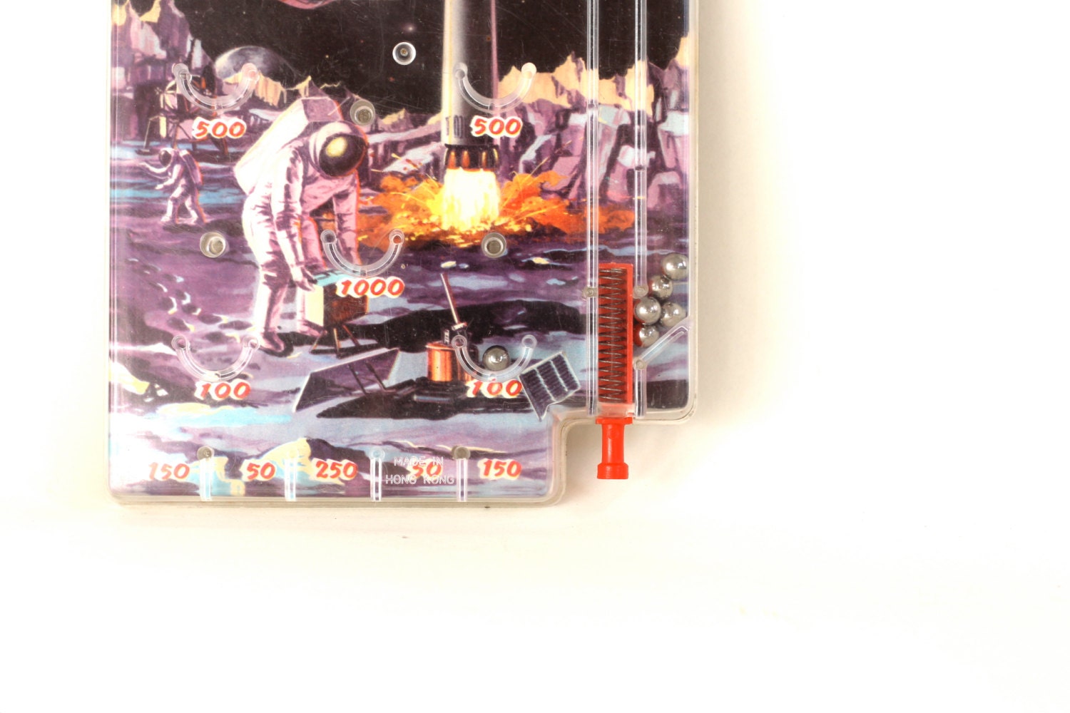 To the Moon - Vintage Pinball Game - Outer Space - Moon Landing - Shuttle - Moon - Astronaut