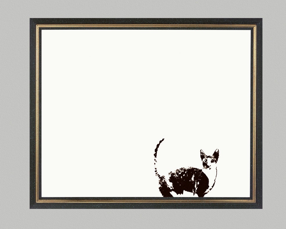 My Cat - print on Fine art watercolor paper 8x10 inch.