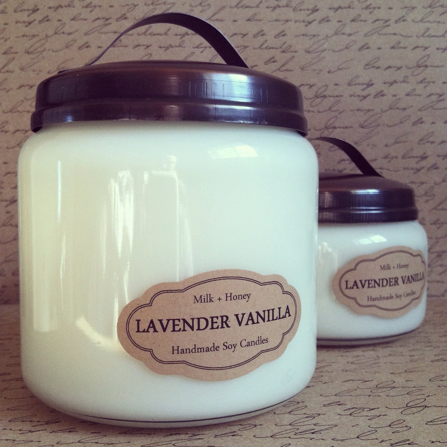 Lavender Vanilla / 18 oz. Wood Wick Soy Candle