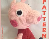 Peppa Pig - Peppa the Pig 14" - Crochet Pattern