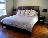 Rustic Vintage Plank King Bed