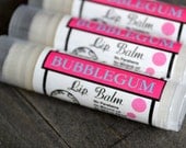 Lip Balm, Bubblegum, bath and beauty, natural, beeswax,avocado oil,coconut oil