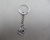 silver camera key ring camera keychain antique jewelry steampunk gift