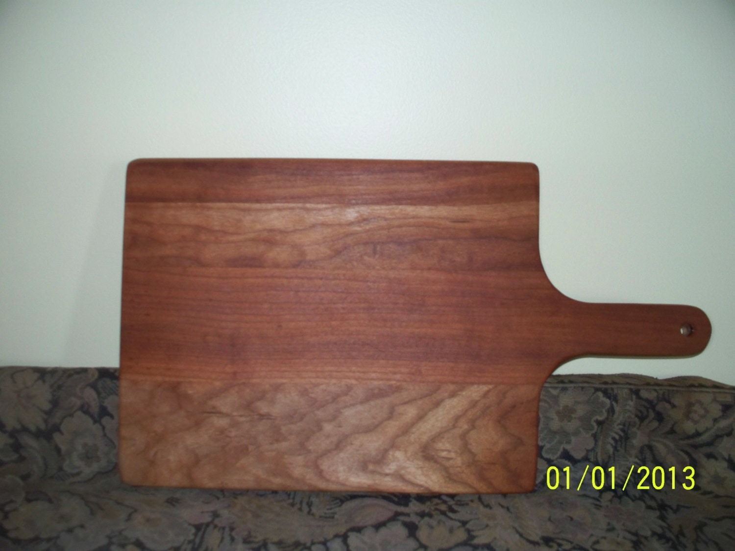 Cutting board Maple cherry wood  handmade in Maine
