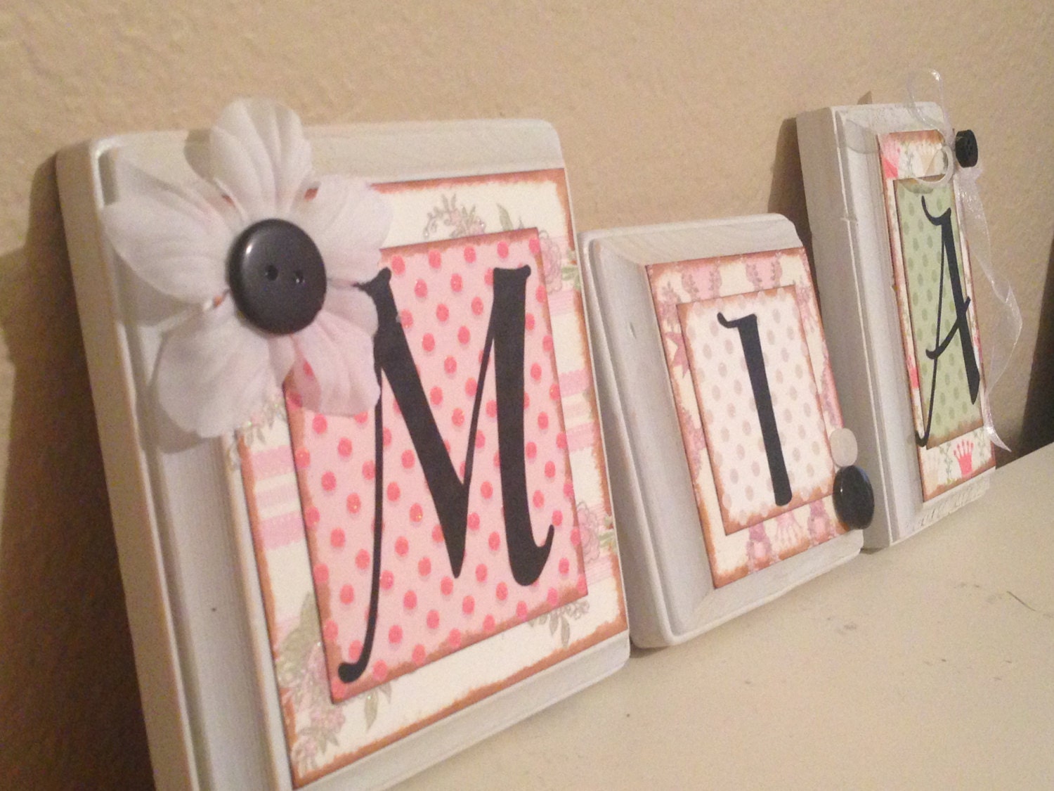 Nursery wall letters personalized/custom by babybarenecessities
