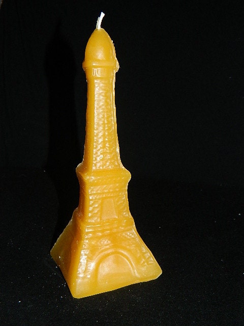 Eiffel Tower Beeswax Candle