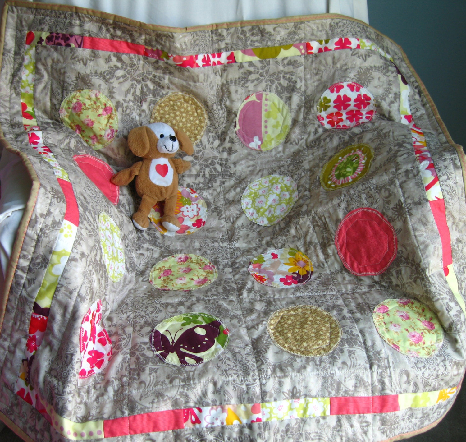 PATTERN: Circle ME Modern Baby Quilt (pdf file)