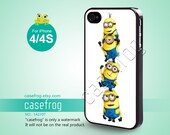 iPhone 4 Case, iPhone 4S Case - Despicable Me, Minions iPhone Case, Case for iPhone - 1A2107