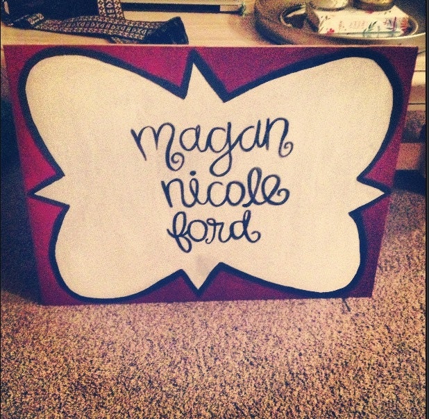 custom name canvas
