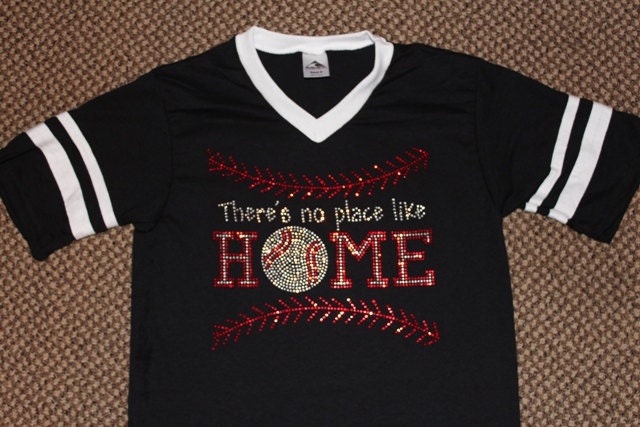 Baseball Mom T-shirt There's No Place Like Home Sports Mom