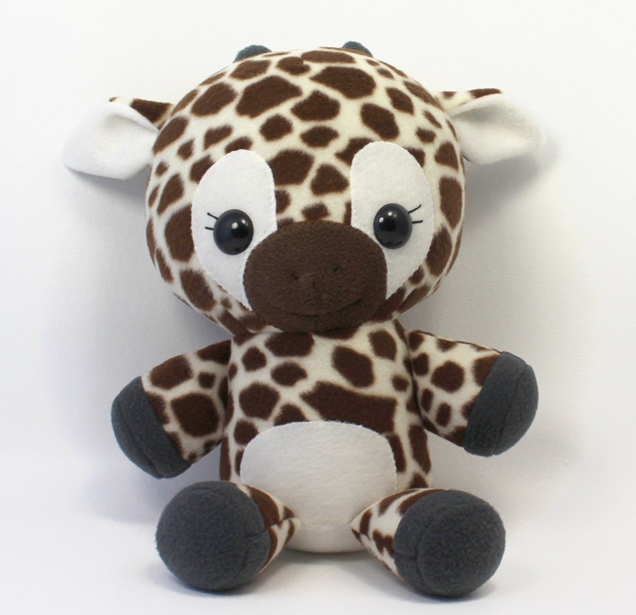 Cute Plushie Giraffe 16" Soft Doll - Large Handmade Cuddly Plush Toy