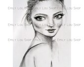 Limited Edition PRINT from ORIGINAL PORTRAIT "Ellie"