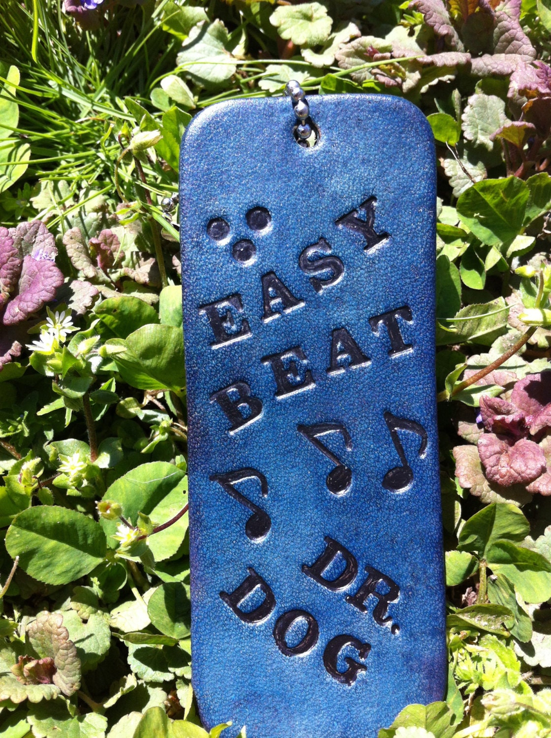easy beat dr.dog handmade leather key chain