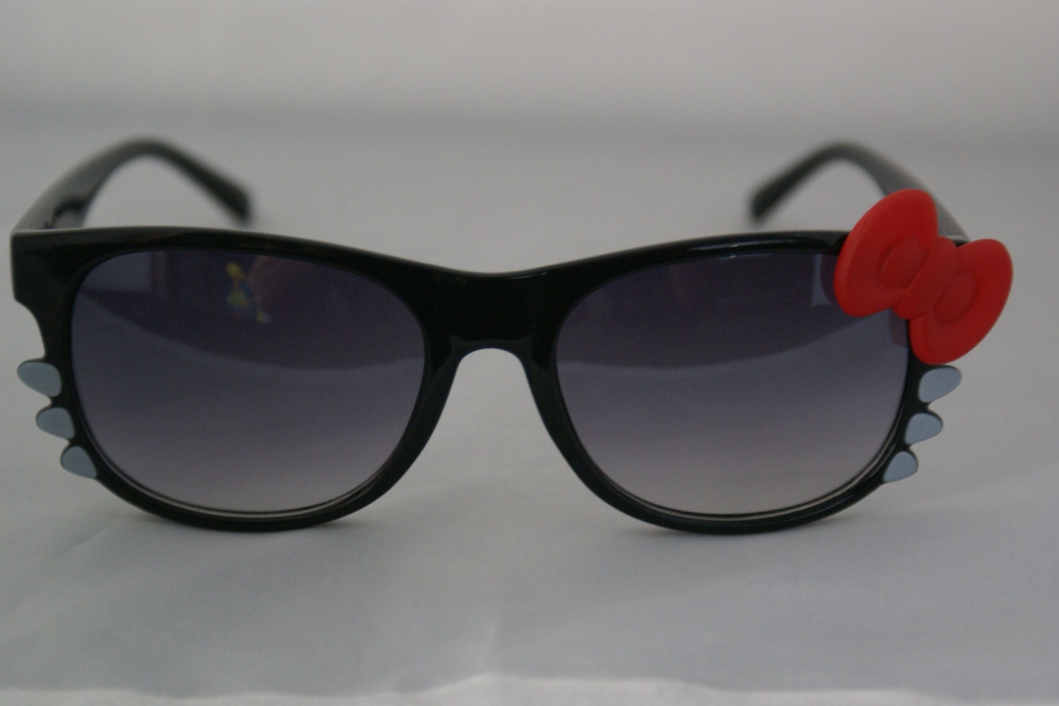 Nerd Glasses with Bow - Black  Glasses Lens, Black Frame