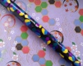 Handmade polymer clay reusable pen case- Confetti