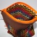 ZigZag Double Zipper Lined Pouch w/ Swivel hook