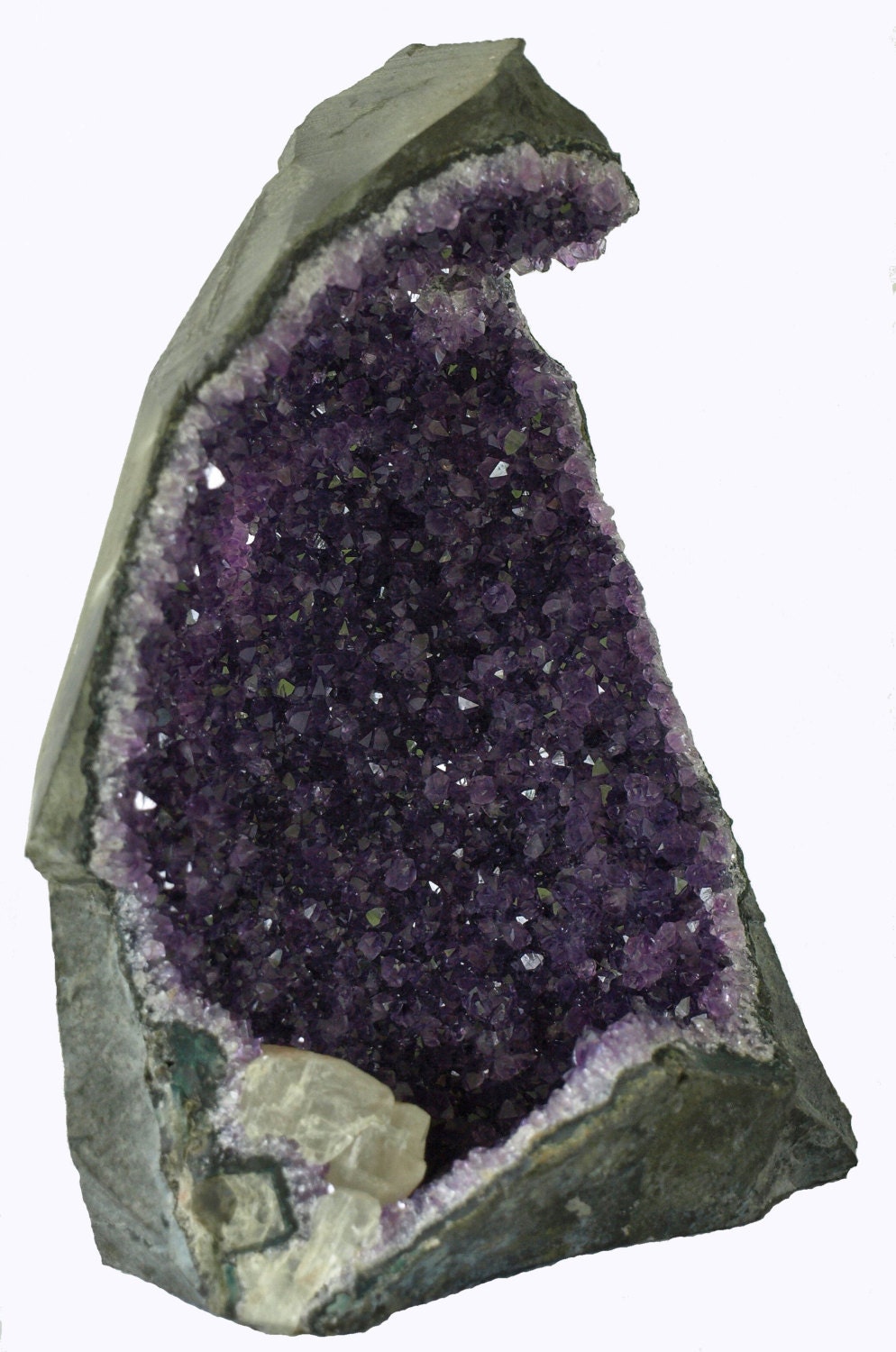 3lb 4oz Amethyst Crystal 7 x 4.5 x 4 Display Geode