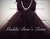 Size 4 to 6T "Breakfast at Tiffany's" inspired tutu dress