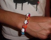 Hand painted Pokemon bracelet.